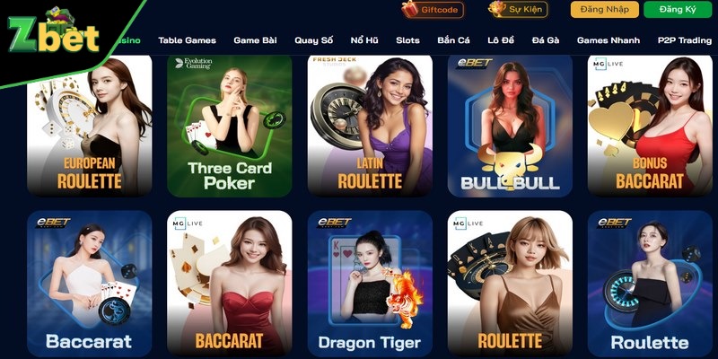 Tham gia chơi Live Casino tận hưởng cảm giác hồi hộp 