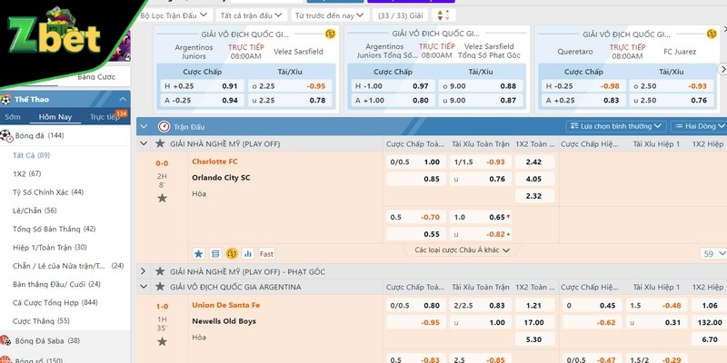 Cá cược thể thao tại ZBET được giới chuyên môn đánh giá rất cao