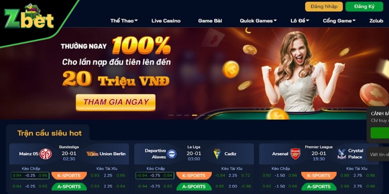 ZBET mang đến không gian giải trí tuyệt vời nhất